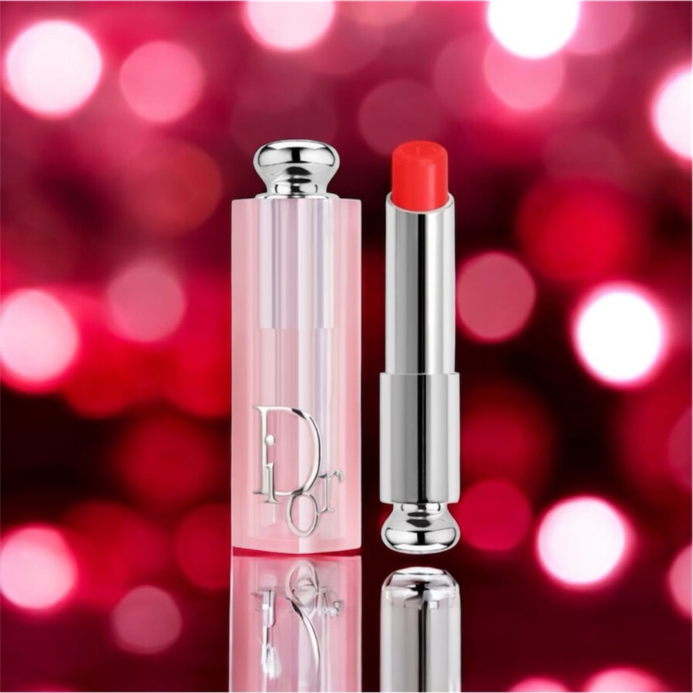 Dior Addict Lip Glow 48HR Hydrating Lip Balm pH-Activated Shade:015 Cherry NWOB